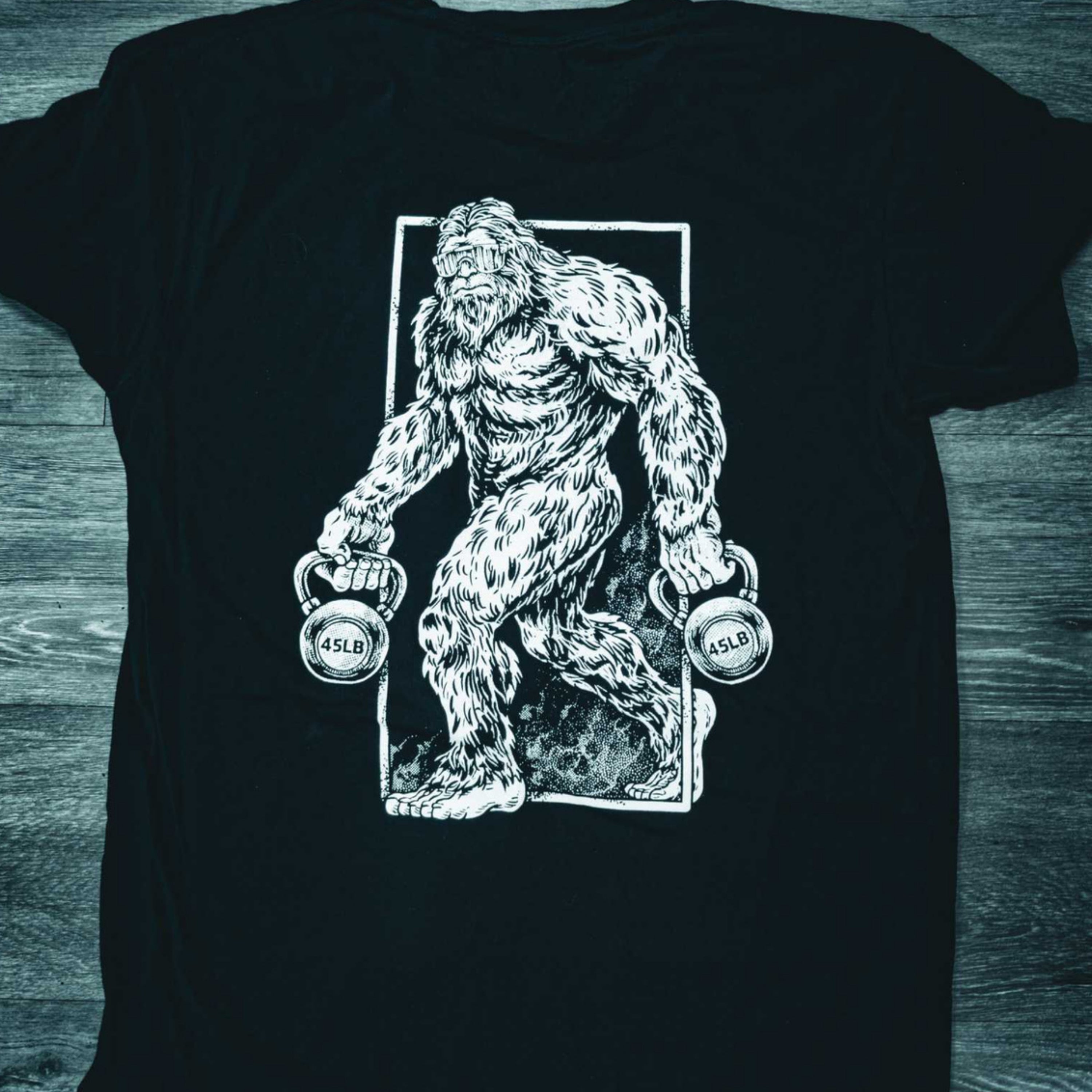 Big Foot - 100% Cotton Heavyweight Shirt. Free shipping.